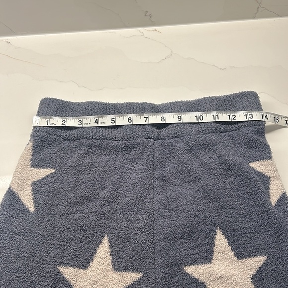 Unbranded Soft Powder Blue with White Stars Womens size Medium Elastic waist - Picture 5 of 6